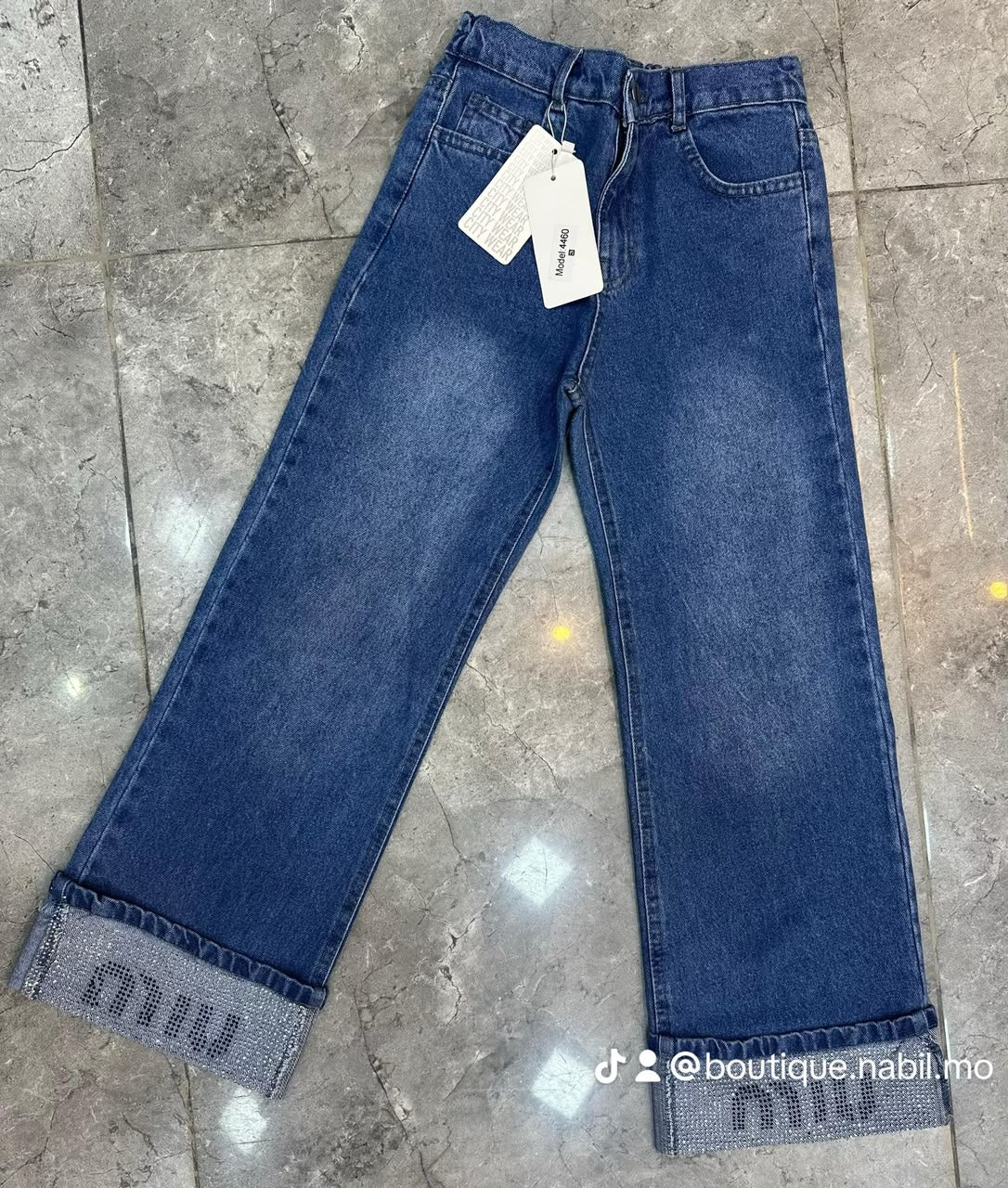 PANTALON EN JEANS FILLES