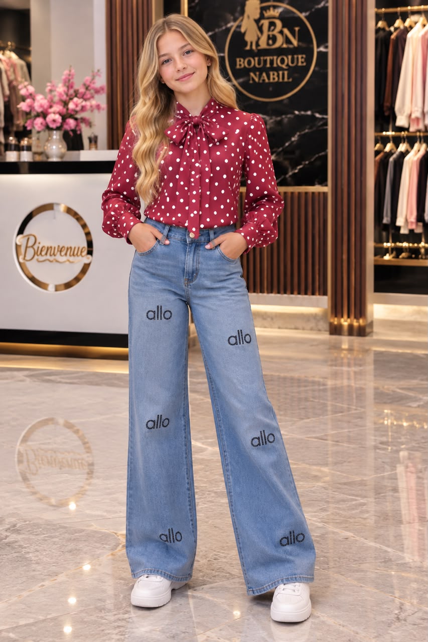 ENSEMBLE CHEMISE ET JEANS